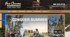 Desktop Screenshot of fourcornerspowersports.com